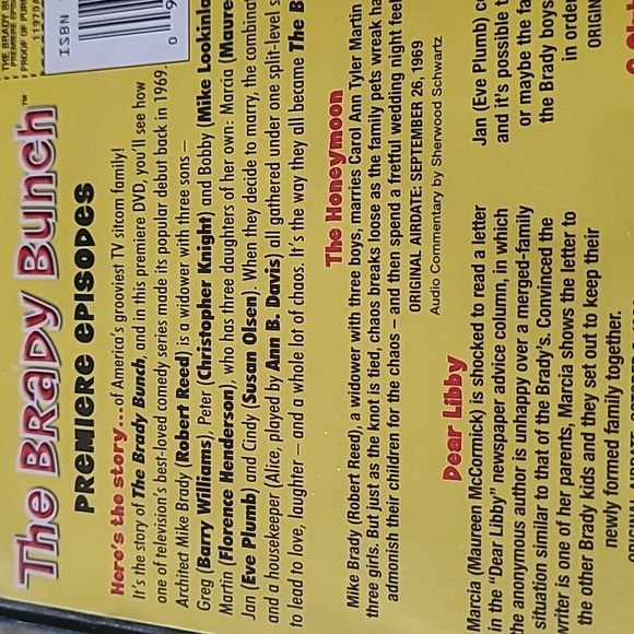 The Brady Bunch DVD set 1st 7 Episodes of 1st Season - Picture 5 of 6